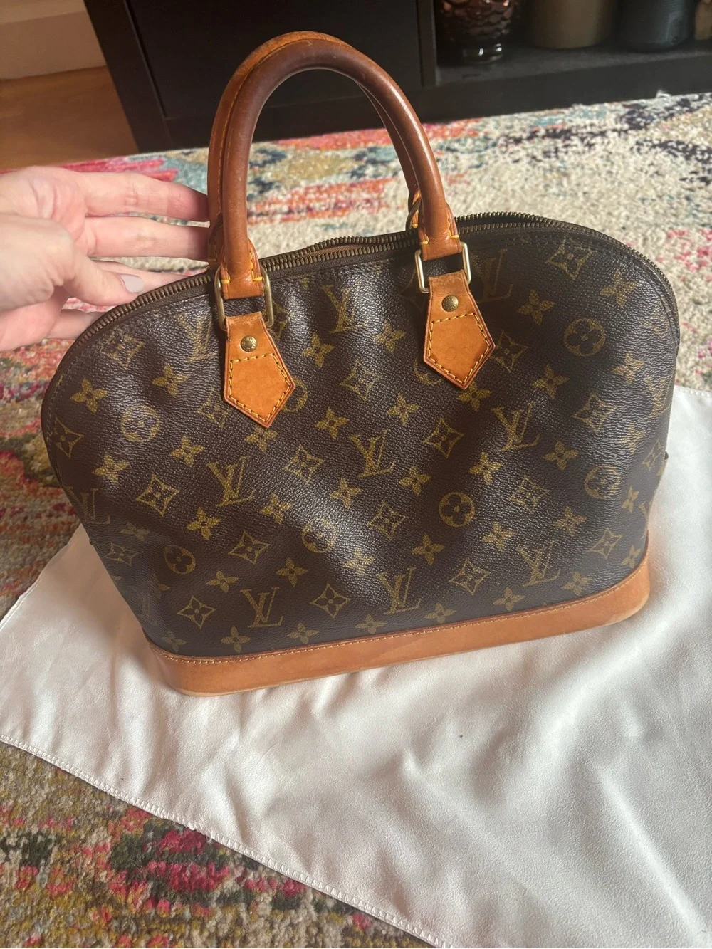 Louis Vuitton Vintage Monogram Alma PM Top Handle Bag - 1997